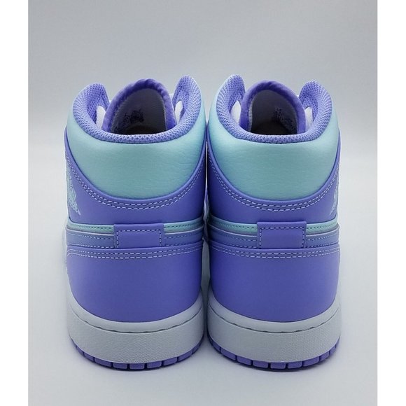 Air Jordan 1 Mid \'Purple Aqua\' 554724-500 main image 6